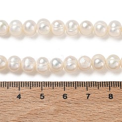 Natural Cultured Freshwater Pearl Beads Strands&nbsp;PA-CBAC463-02