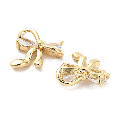 Brass Glass Charms&nbsp;KK-C054-17G
