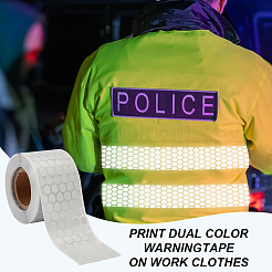 10M PES Reflective Iron On/Sew On Patches&nbsp;DIY-GA0007-33C