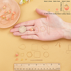 DIY Flower Earring Making Kits&nbsp;DIY-SC0001-82G