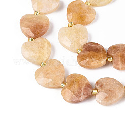 Natural Topaz Jade Beads Strands&nbsp;G-P592-B16-01