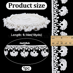 Polycotton Lace Ribbon&nbsp;OCOR-WH0105-191