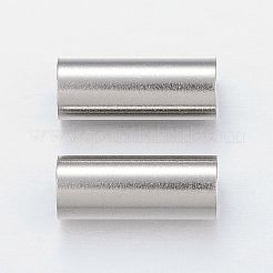 Tarnish Resistant 304 Stainless Steel Tube Beads&nbsp;STAS-P128-11