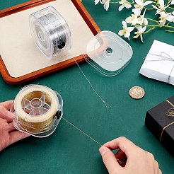 2 Boxes 2 Colors Round Polyester Metallic Cord&nbsp;OCOR-PH0002-68A