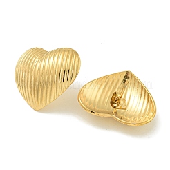 Heart Ion Plating(IP) 304 Stainless Steel Stud Earrings&nbsp;EJEW-G400-30G