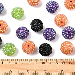Halloween Theme Resin Rhinestone Beads&nbsp;RESI-L049-01B