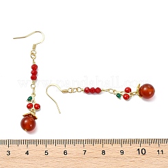 Natural Carnelian Earrings for Women&nbsp;EJEW-JE07132