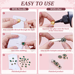 2 Sets Acrylic Sew on Rhinestone&nbsp;DIY-ME0001-25