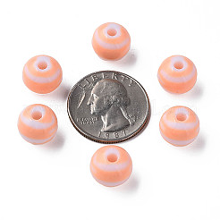Opaque Striped Acrylic Beads&nbsp;LS-MACR-S373-27A-08