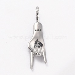 Brass Cubic Zirconia Pendants&nbsp;KK-B030-15A-P