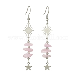 304 Stainless Steel Dangle Earrings&nbsp;EJEW-JE07301-02
