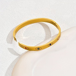 Stainless Steel Pave Rhinestones Hinged Bangles for Women&nbsp;OZ6577