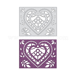 Heart Carbon Steel Cutting Dies Stencils&nbsp;DIY-WH0170-061