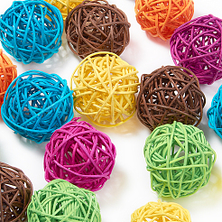 Wicker Rattan Balls&nbsp;AJEW-GF0001-10