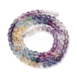 Gradient Color Natural Colorful Fluorite Beads Strands&nbsp;G-NH0001-H01-01