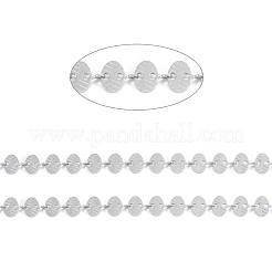 Tarnish Resistant Handmade 304 Stainless Steel Oval Link Chains&nbsp;CHS-M004-13P
