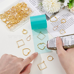100Pcs 5 Styles Alloy Pendants&nbsp;FIND-GA0006-61