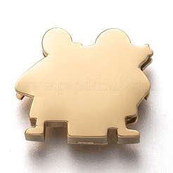 304 Stainless Steel Slide Charms&nbsp;STAS-P270-40G
