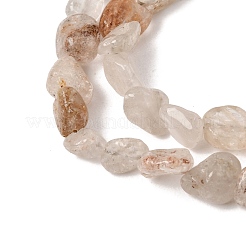 Natural Thousand Layer Phantom Quartz Layered Lodolite Quartz Thousand Layer Garden Quartz Beads Strands&nbsp;GG-CBAC13F-A04-01