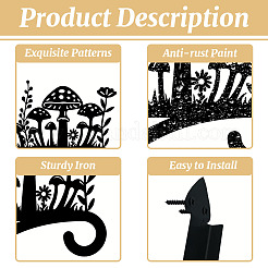 Iron Hanging Plant Hanger Bracket&nbsp;HJEW-WH0095-006