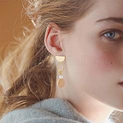 20Pcs Brass Stud Earring Findings&nbsp;KK-BC0008-45