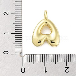 Rack Plating Brass Balloon Letter Pendants&nbsp;KK-C050-01G