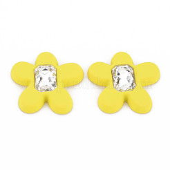 Rubberized Style Acrylic Rhinestone Cabochons&nbsp;MACR-T042-03F