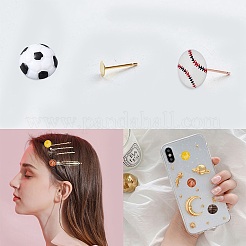 20pcs 10 sizes Resin Cabochons&nbsp;CRES-SC0001-86