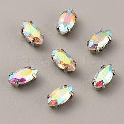 Horse Eye Shape Sew on Rhinestone&nbsp;FIND-WH0128-93A-01