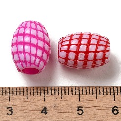 Opaque Acrylic European Large Hole Beads&nbsp;OACR-E039-09