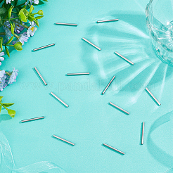 300Pcs 304 Stainless Steel Tube Beads&nbsp;STAS-UN0056-59