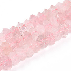 Natural Rose Quartz Beads Strands&nbsp;G-N347-09A-02