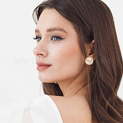 60Pcs 2 Colors 304 Stainless Steel Stud Earring Settings&nbsp;STAS-BBC0009-84