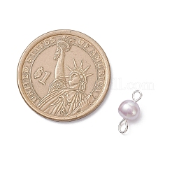 16Pcs 2 Colors Natural Cultured Freshwater Pearl Potato Connector Charms&nbsp;PALLOY-JF04663