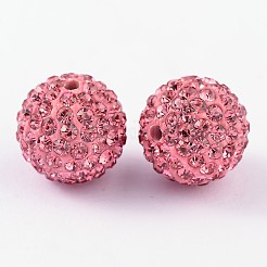 Grade A Rhinestone Pave Disco Ball Beads&nbsp;LS-RB-Q104-6