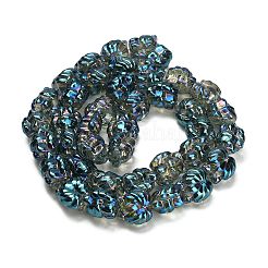 Electroplate Glass Bead Strands&nbsp;EGLA-H110-01HR-01