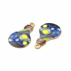 Alloy Printed Pendants&nbsp;PALLOY-D581-02H