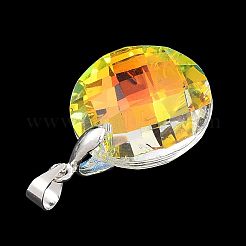 AB Color Plated Glass Pendants&nbsp;PALLOY-JF05681