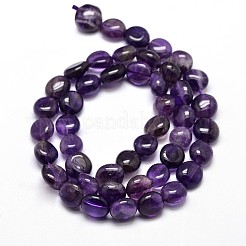 Nuggets Natural Amethyst Beads Strands&nbsp;X-G-J336-12