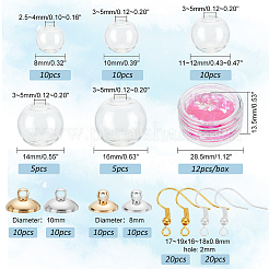 DIY Glass Ball Dangle Earring Making Kit&nbsp;DIY-PH0021-53