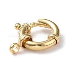 Eco-friendly Brass Spring Ring Clasps&nbsp;KK-D082-02G-C