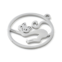 304 Stainless Steel Pendants&nbsp;STAS-I327-02P-06