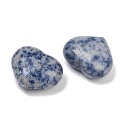 Heart Natural Blue Spot Jasper Palm Stones&nbsp;G-C186-02J