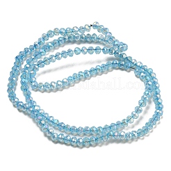 Transparent Baking Paint Glass Beads Strands&nbsp;DGLA-F002-02A-04