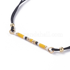 Adjustable Braided Bead Bracelets&nbsp;BJEW-JB04853