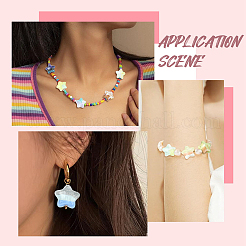 10Pcs 10 Colors Transparent Acrylic Beads&nbsp;OACR-CJ0002-62