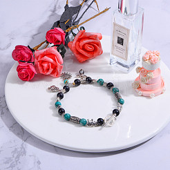 Alloy Tibetan Silver Toggle Clasps&nbsp;PALLOY-PH0005-56