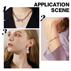 40Pcs 4 Style Alloy Pendants&nbsp;FIND-SC0003-16