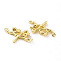 Rack Plating Brass Connector Charms&nbsp;KK-C008-08G
