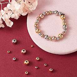 Brass Round Spacer Beads&nbsp;KK-SZ0001-07A